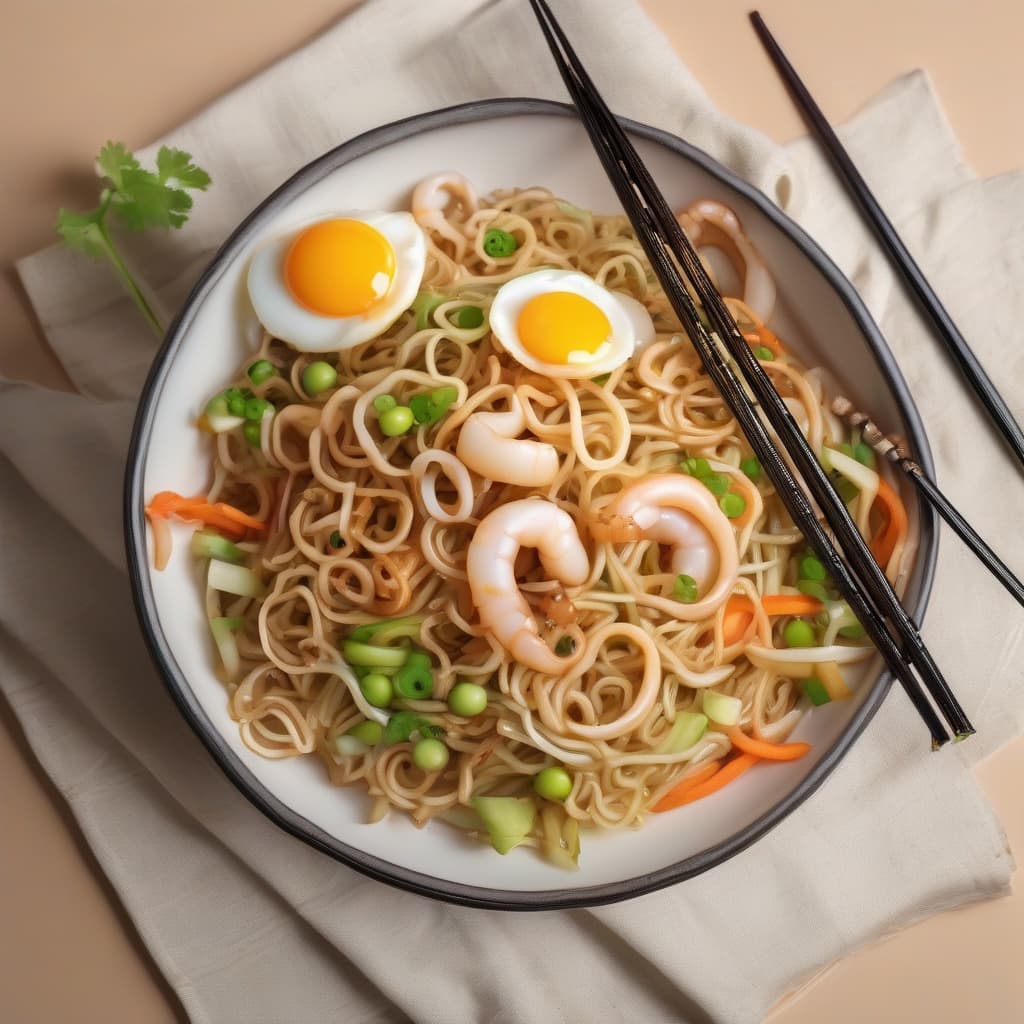 Squid Chow Mein