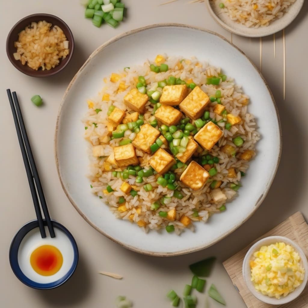 Fried Tofu Fried Rice
