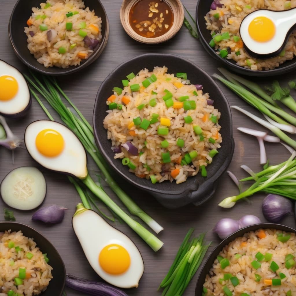 Eggplant Fried Rice