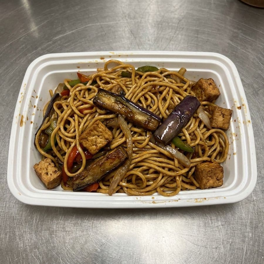 Eggplant Chow Mein