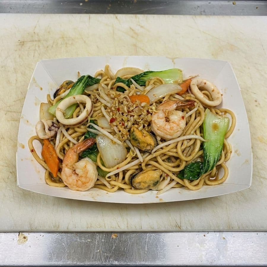 Seafood Chow Mein