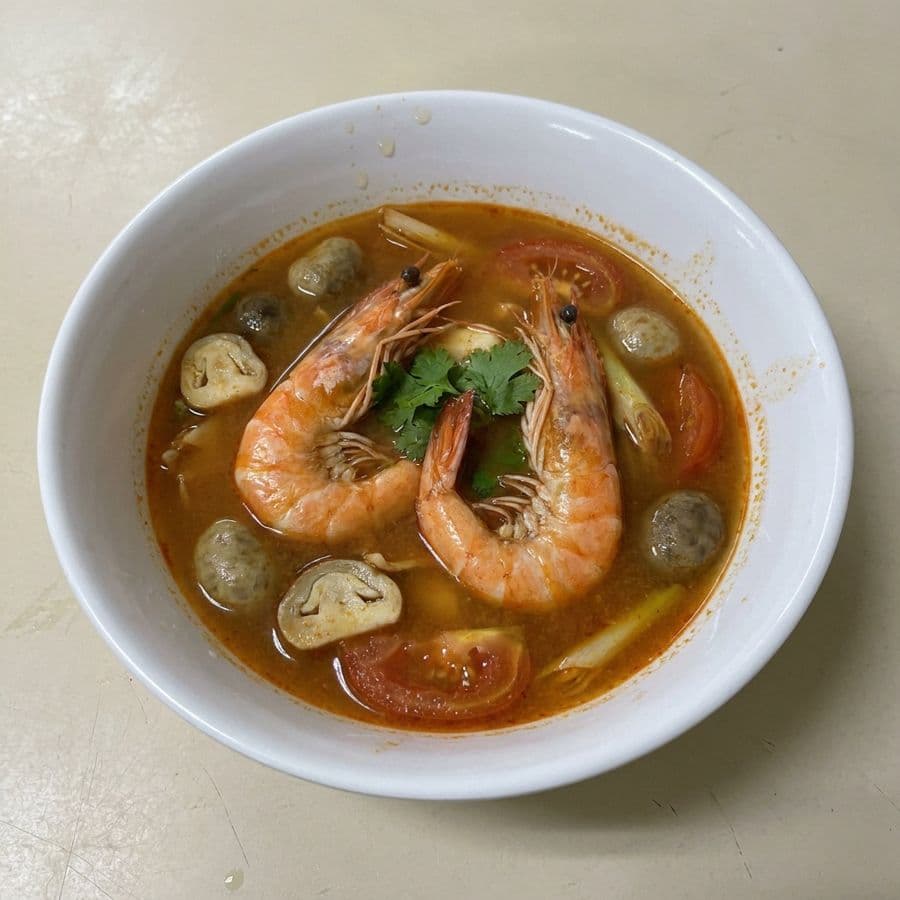 Big Prawn Tom Yum Soup Special