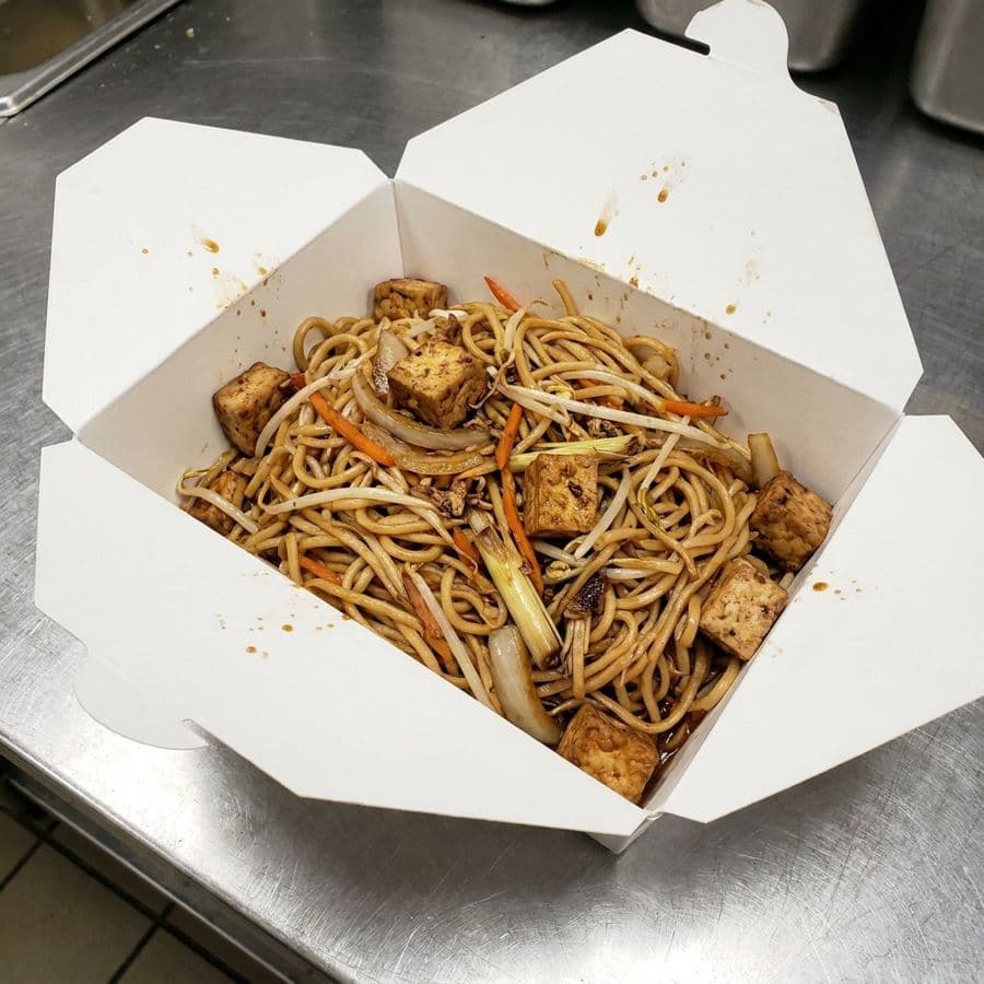 Fried Tofu Chow Mein